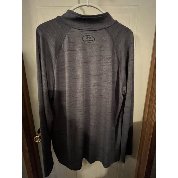 Under Armour Loose HeatGear UA Tech Zip WOMENS XL Heather GREY Lightweight - Picture 12 of 16